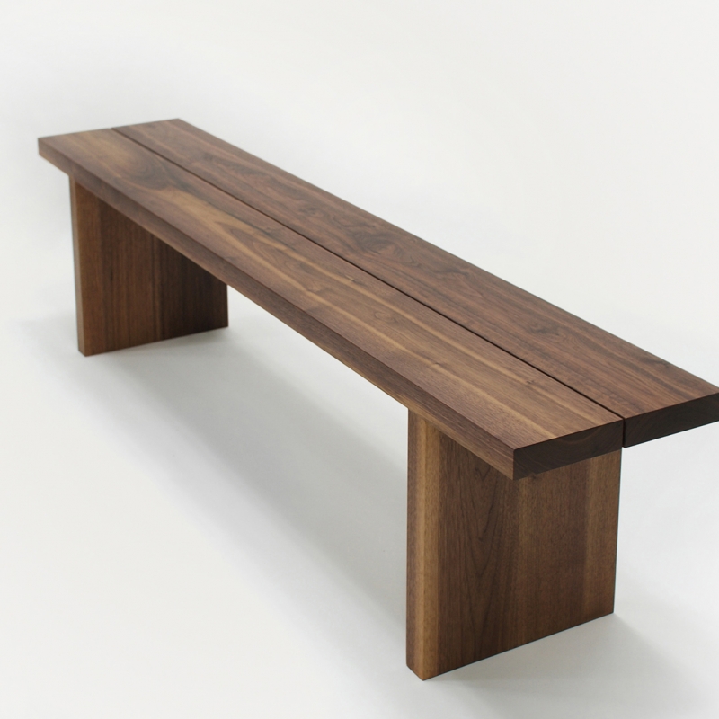 urbanworks simple bench - walnut
